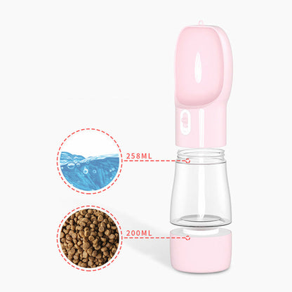 Portable Pet Food & Water Bottle