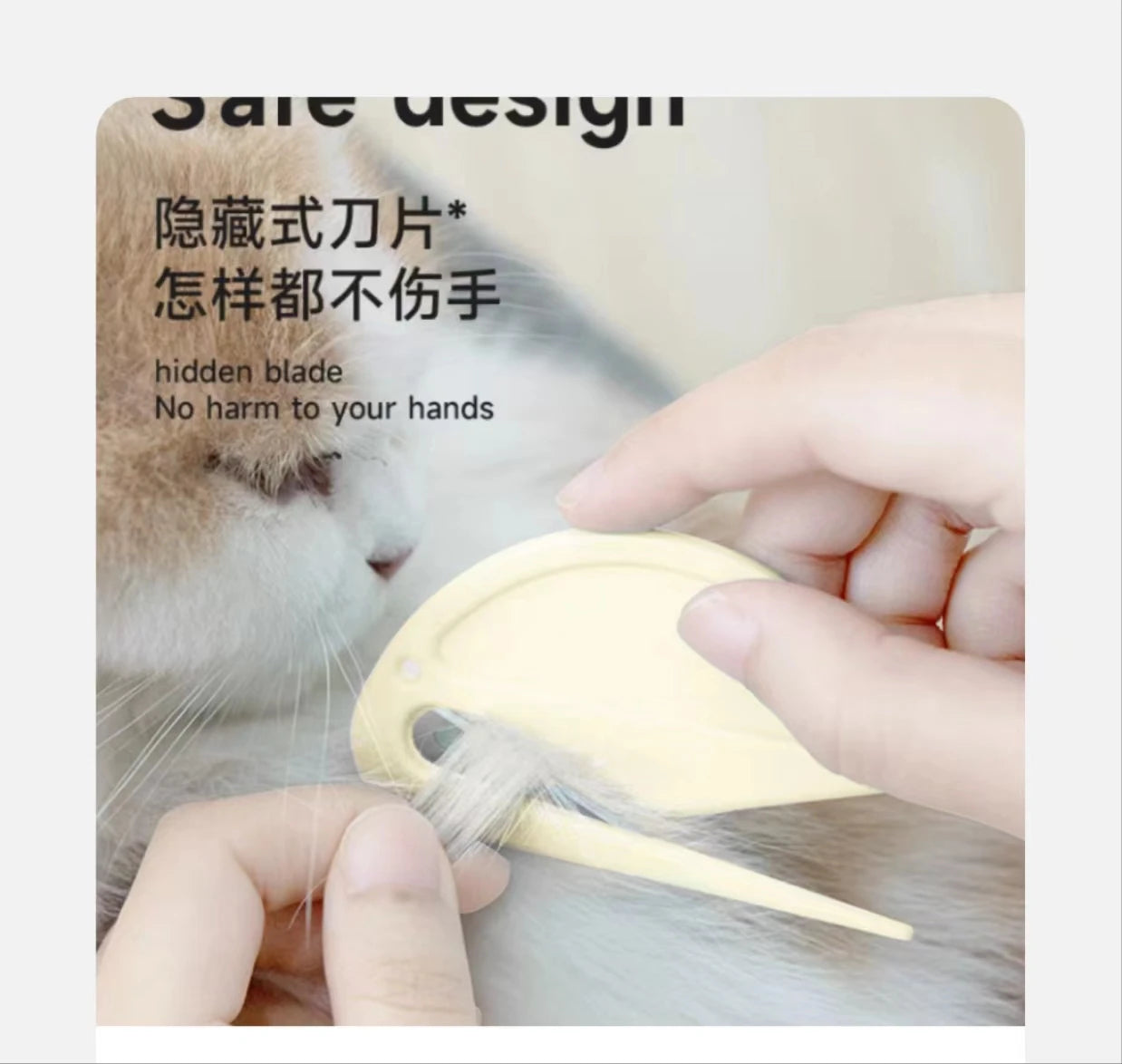 New Cat Dog Comb Pet Open Knot Comb Cat Puppy Hair Fur Shedding Grooming Trimmer Comb Blade Comb Cat Brush