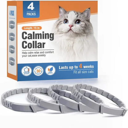 3/4 Pc Dogs Calming Pheromone Collars Pets Relieve Anxiety Adjustable Comfortable Collar for Puppy Kitten Large Dog Accessories