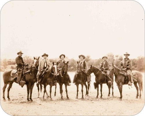 Old West Texas Ranger Photo Art 1878 Mouse Pad