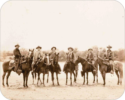 Old West Texas Ranger Photo Art 1878 Mouse Pad