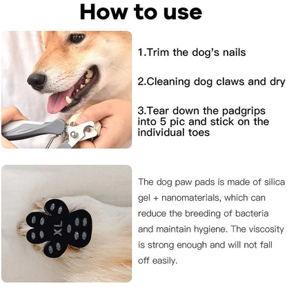 Dog Paw Protector anti Slip Paw Grips Traction Pads Brace for Weak Paws or Legs Dog Shoes Booties Socks Replacement