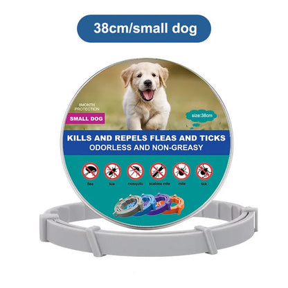 38Cm 70Cm Retractable Deworming Dog Cat Collar Pet anti Flea Ticks Collar Repellent Mosquito Pet Collars for Cats Dogs Products