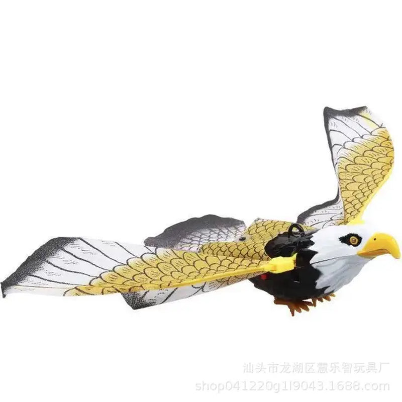 Simulation Bird Interactive Cat Toys Electric Hanging Eagle Flying Bird Cat Teasering Play Cat Stick Scratch Rope Kitten Dog Toy