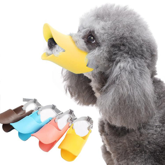 Silicone Duck Muzzle Mask for Dogs (Small dogs)