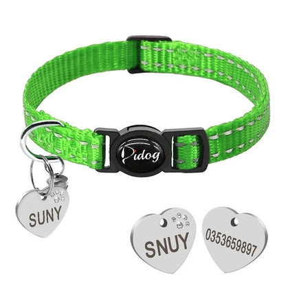 Quick Release Cat Collar Reflective Cat Collars