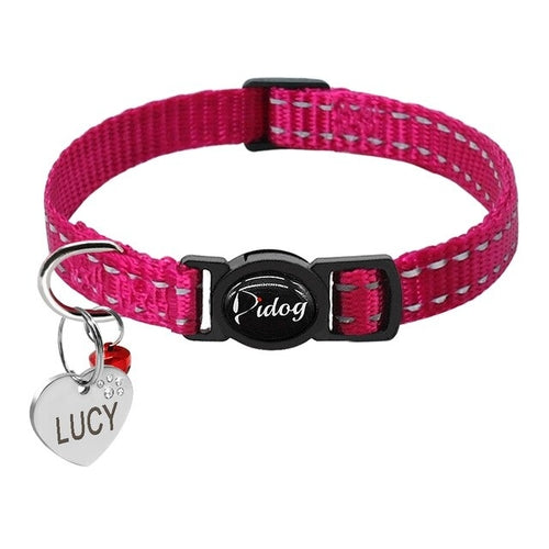 Quick Release Kitten Cat Collar Reflective