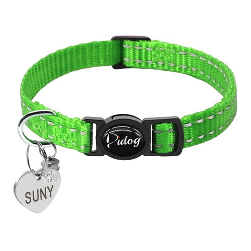 Quick Release Kitten Cat Collar Reflective