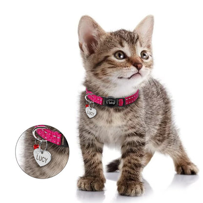 Quick Release Kitten Cat Collar Reflective