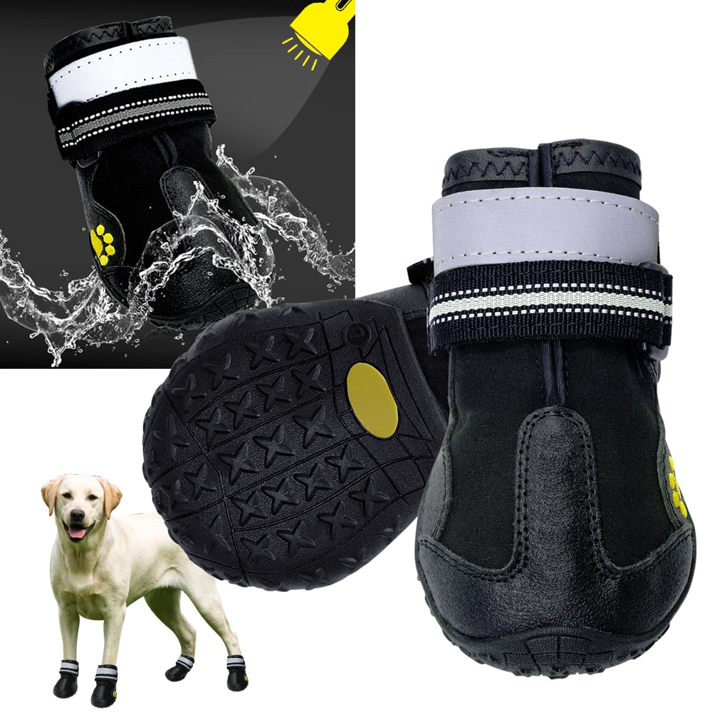 Reflective Dog Shoes Socks Winter Dog Boots