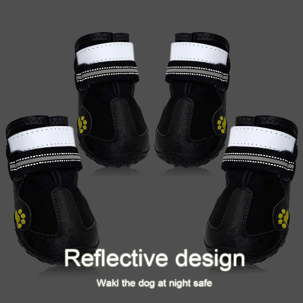 Reflective Dog Shoes Socks Winter Dog Boots