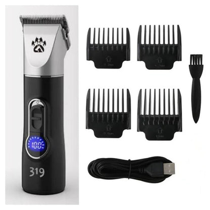 Professional Cordless Dog Grooming Clipper Heavy Duty Electric Pet