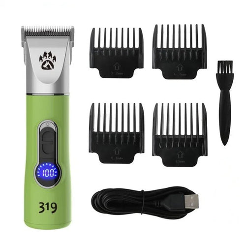 Professional Cordless Dog Grooming Clipper Heavy Duty Electric Pet