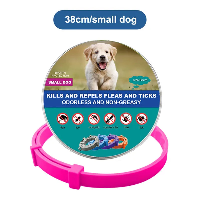 38Cm 70Cm Retractable Deworming Dog Cat Collar Pet anti Flea Ticks Collar Repellent Mosquito Pet Collars for Cats Dogs Products