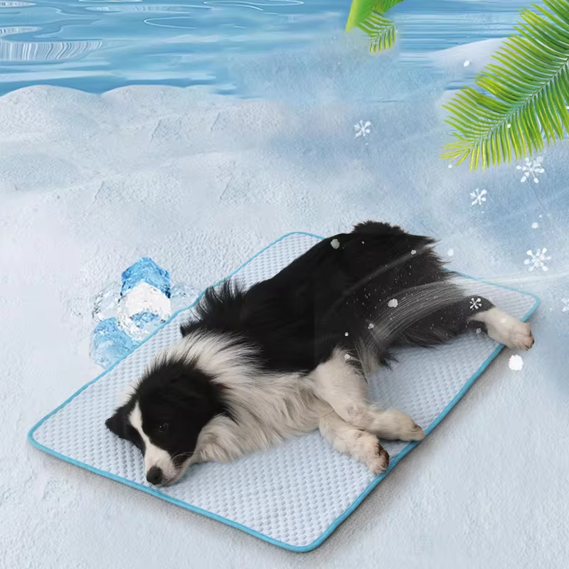 Pet Cooling Mat Ice Silk Breathable Dog Cat Pad