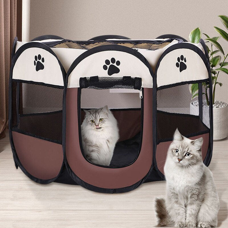 Large 44.9x 44.9x 22.8  Portable Foldable Pet Playpen Kennel House