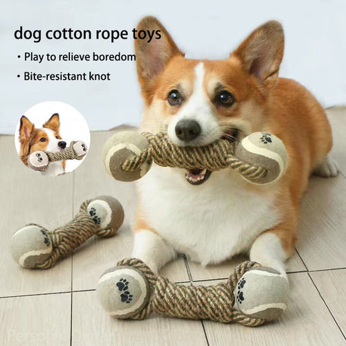 Pet Dog Toys For Large Small Dogs Toy Interactive Cotton Rope Mini Dog