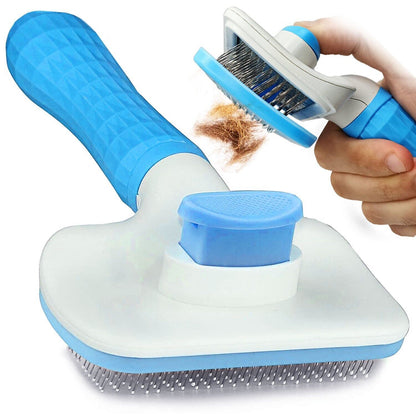 Dog Brush For Shedding Dematting Pet Grooming Cat Hair Undercoat Rake