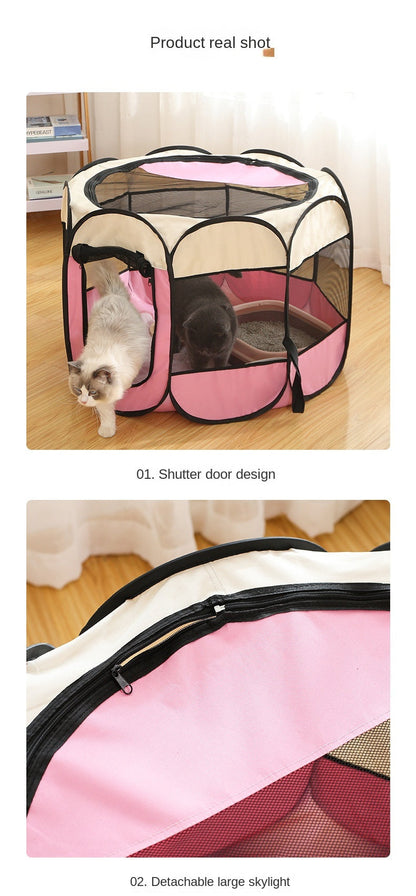 Large 44.9x 44.9x 22.8  Portable Foldable Pet Playpen Kennel House