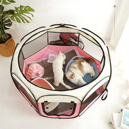 Large 44.9x 44.9x 22.8  Portable Foldable Pet Playpen Kennel House