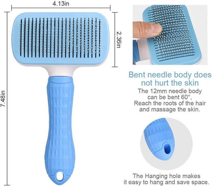 Dog Brush For Shedding Dematting Pet Grooming Cat Hair Undercoat Rake