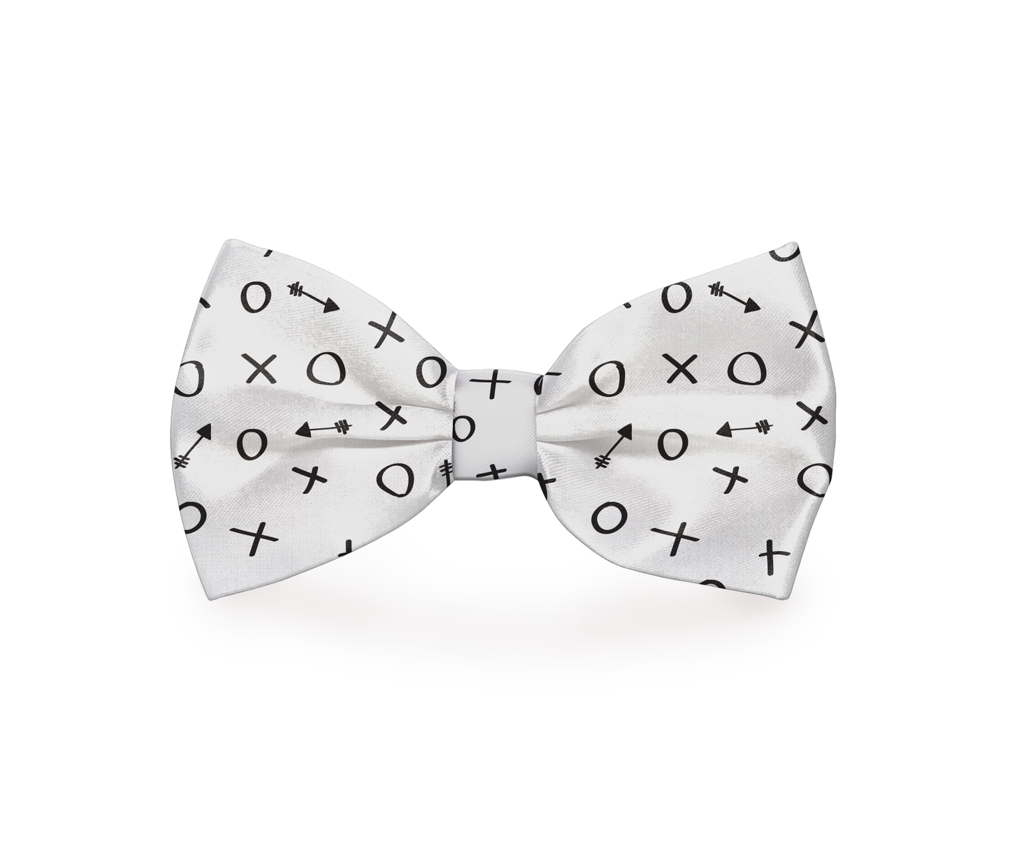 Hugs & Kisses Dog Bow Tie